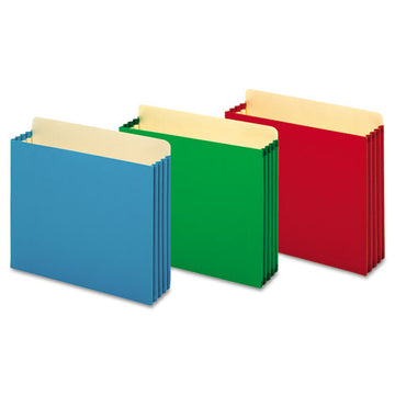 Pendaflex® File Cabinet Pockets, 3.5" Expansion, Letter Size, Red, 10-box freeshipping - TVN Wholesale